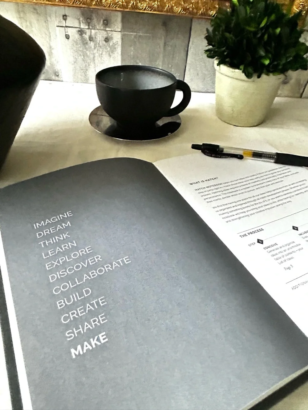 🌴Hatch Notebook for Entrepreneur | Ideas Journal & Project Planner